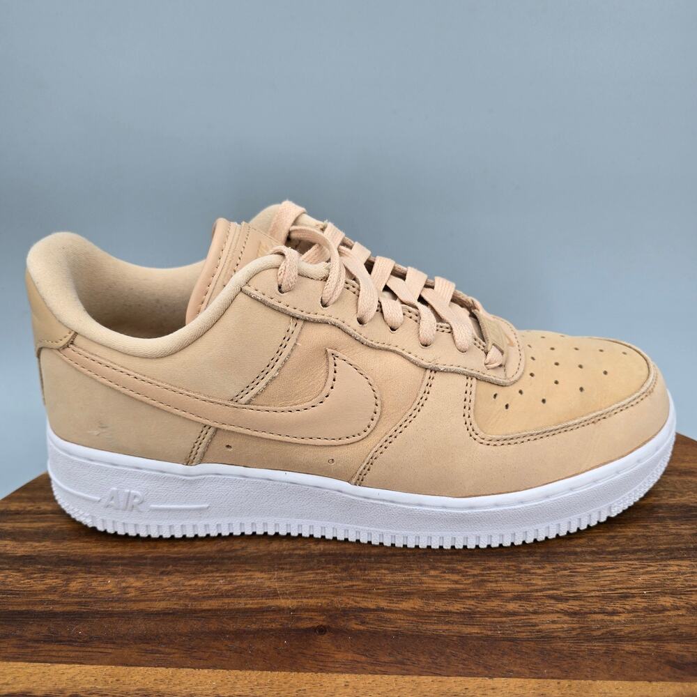 Nike Air Force 1 Low Premium Shoes Womens 8 Vachetta Tan Athletic Sneakers